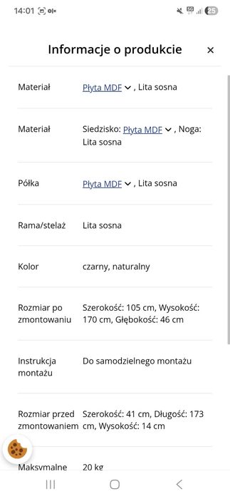 Stojak na ubrania Jennet Yjsk super stan