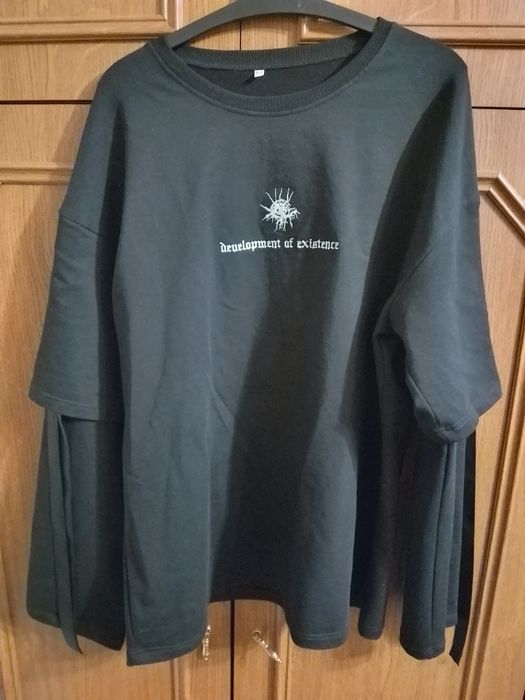 Лонгслів із подвійним рукавом "development of existence"