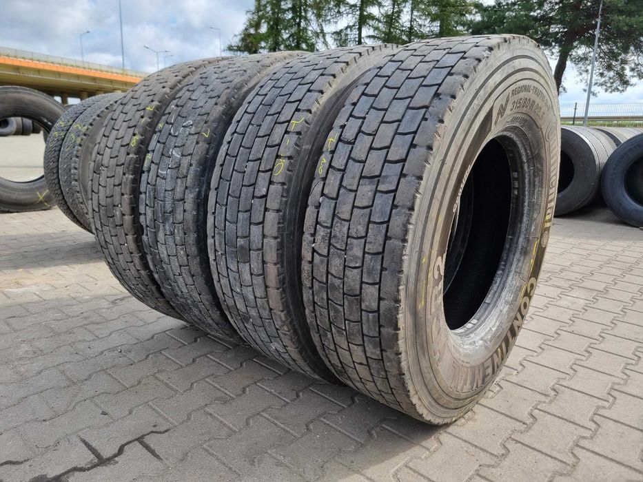 315/80R22.5 Opony CONTINENTAL HDR2  7-10 MM Napęd HDR 2