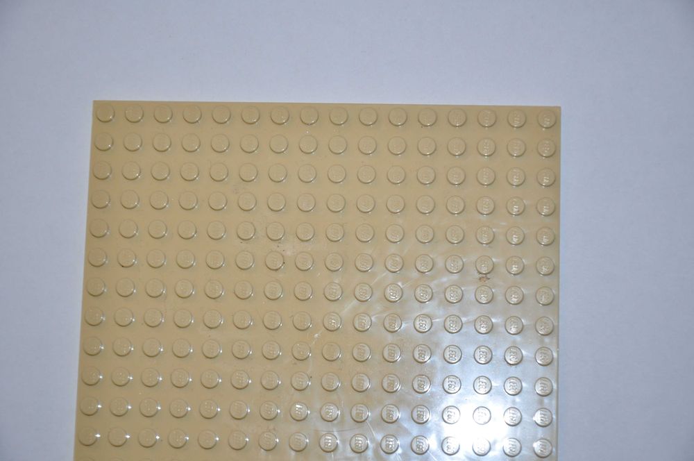 D0457. LEGO - Plate 16x16 Tan, 1 szt.