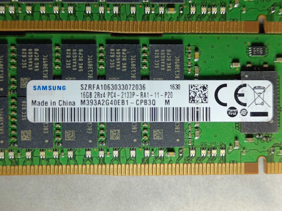 СЕРВЕРНА Оперативна память SAMSUNG DDR4 16GB 2133MHz ECC REG