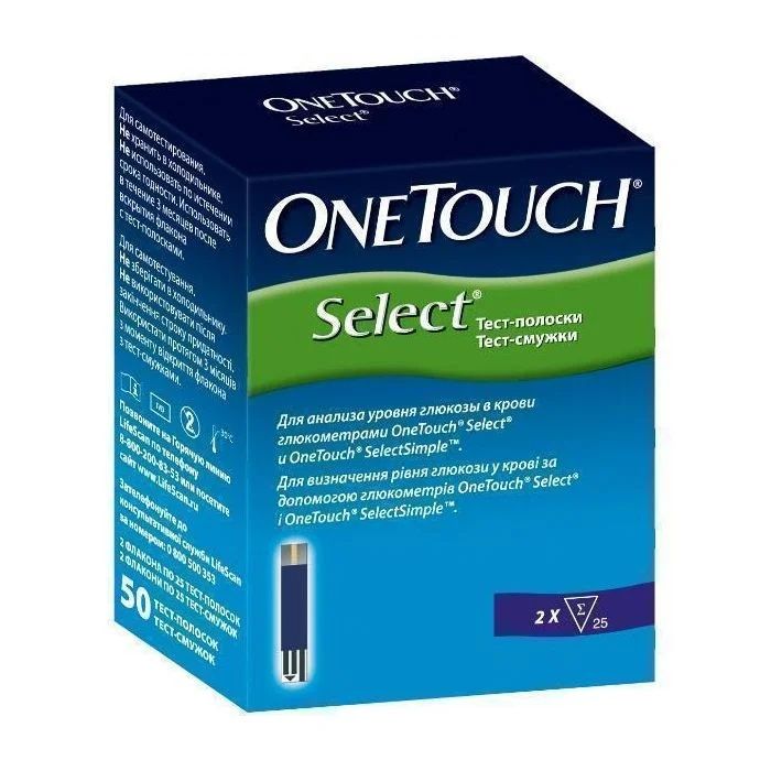 Тест-смужки до глюкометра  OneTouch Select