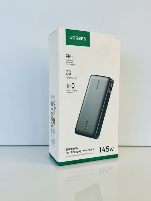 Оригінальний Павербанк Ugreen 25000мАг 145Вт  Повербанк PowerBank
