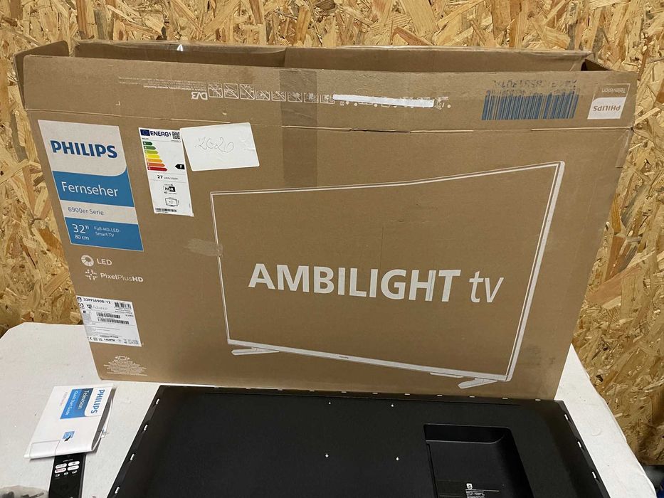 Telewizor Philips 32" LED Ambilight x3 Dolby Atmos 32PFS6908/12