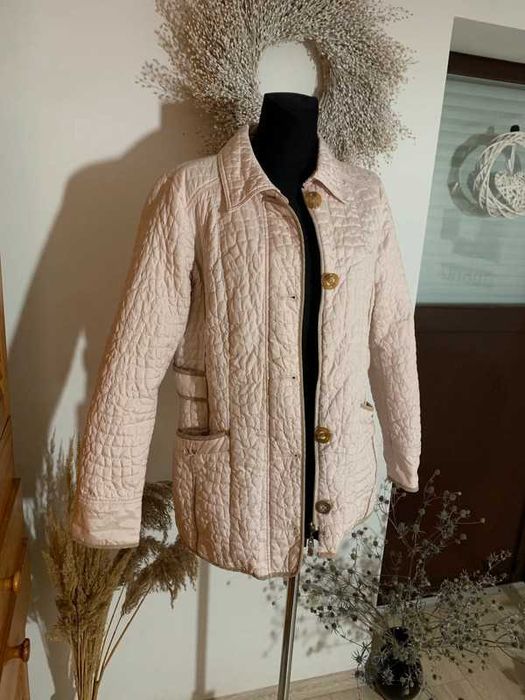 Wiosenna kurtka pudrowy róż L