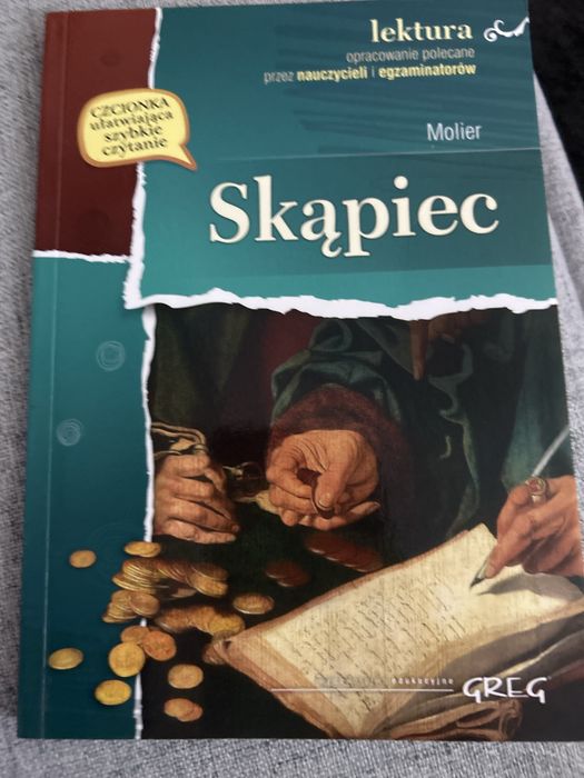 Skąpiec Molier lektura