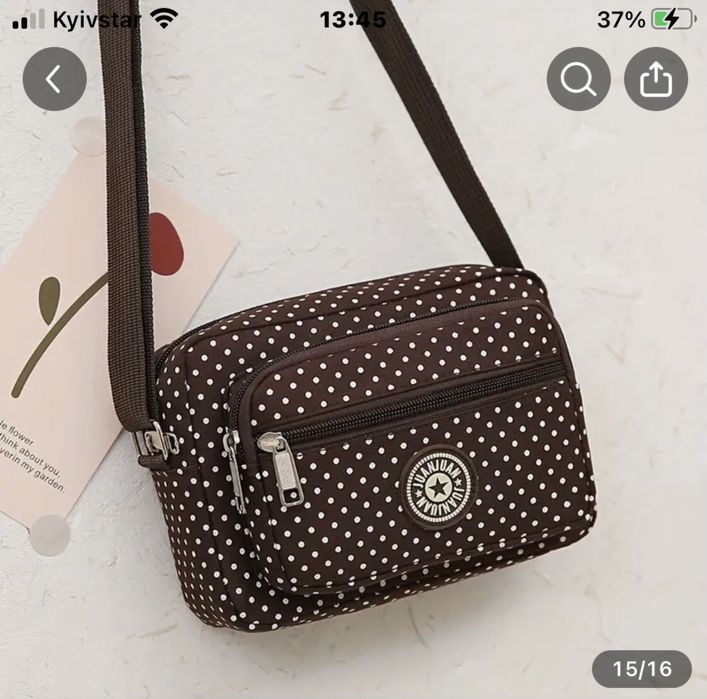 Сумка через плече. Кросбоді