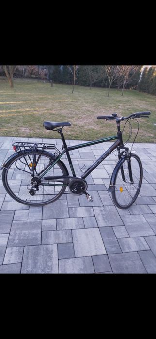 Rower męski czarno zielony