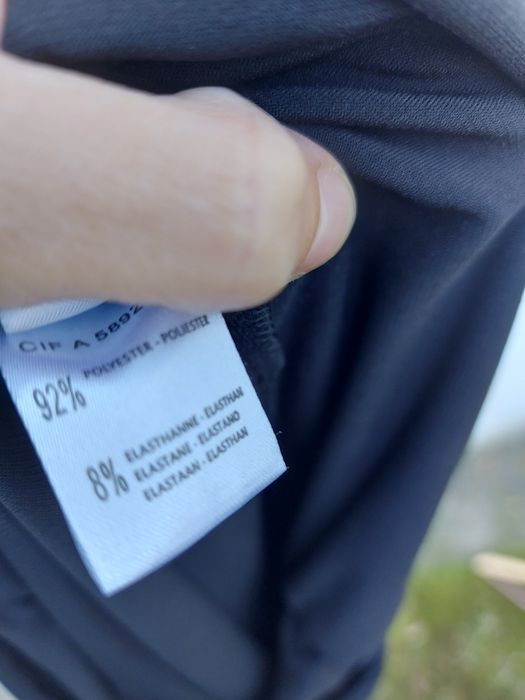Spodnie czarne ciążowe alladynki S/M