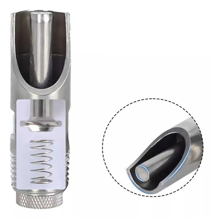 Poidło smoczkowe dla tuczników, stal, gruby trzpień, 1/2-61 mm, Kerbl