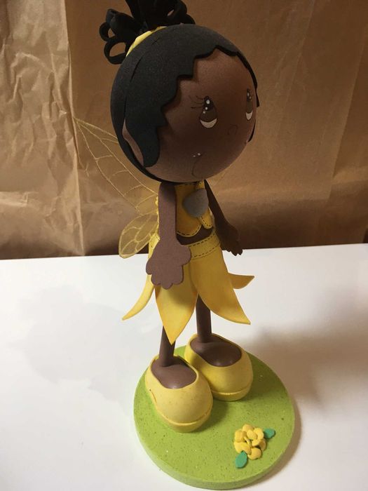 Boneca Fada Iridessa em EVA - manualidades
