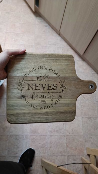 Tábua de Madeira Personalizada