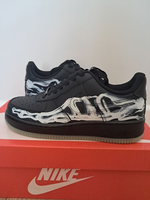 Кросівки nike air force 1 low skeleton black