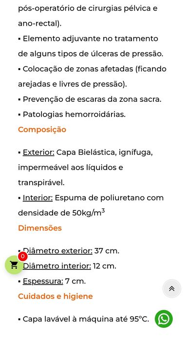 Coxim azul - Orthia