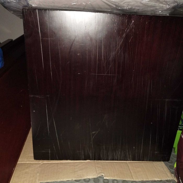 Conjunto Cama casal com arrumação + Mesa Cabeceiras + Móvel gavetas