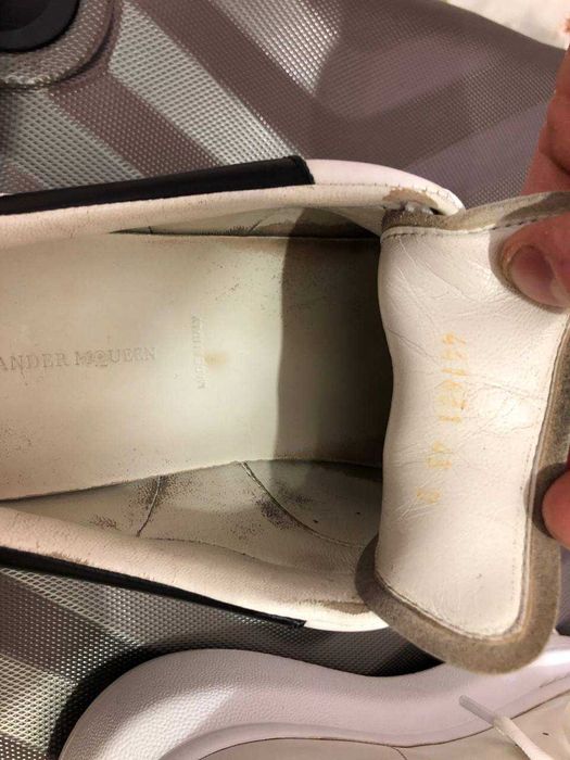 Alexander Mcqueen Oversized Sneaker in White/black