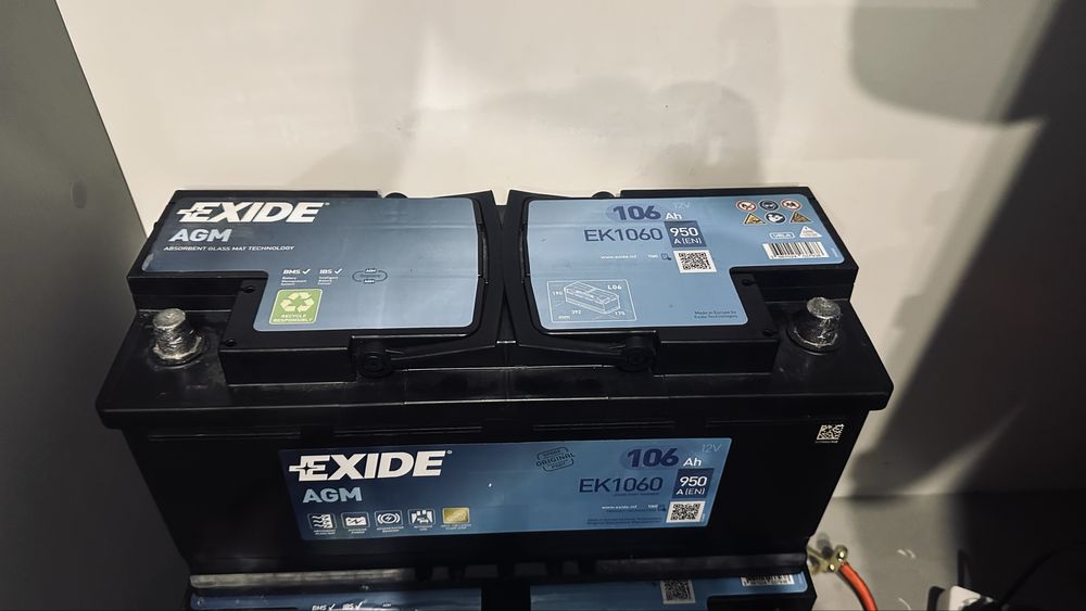Exide agm 106 продам легке бу