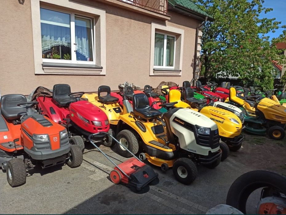 Traktorek kosiarka Husqvarna Honda Castelgarden John Deere z koszem