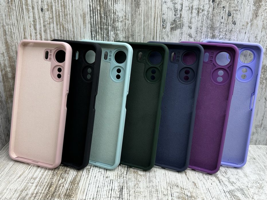 Не пачкаются‼️ Чехол мягкий Silicone Case на Xiaomi Redmi 13C/ Poco C65 Чохол