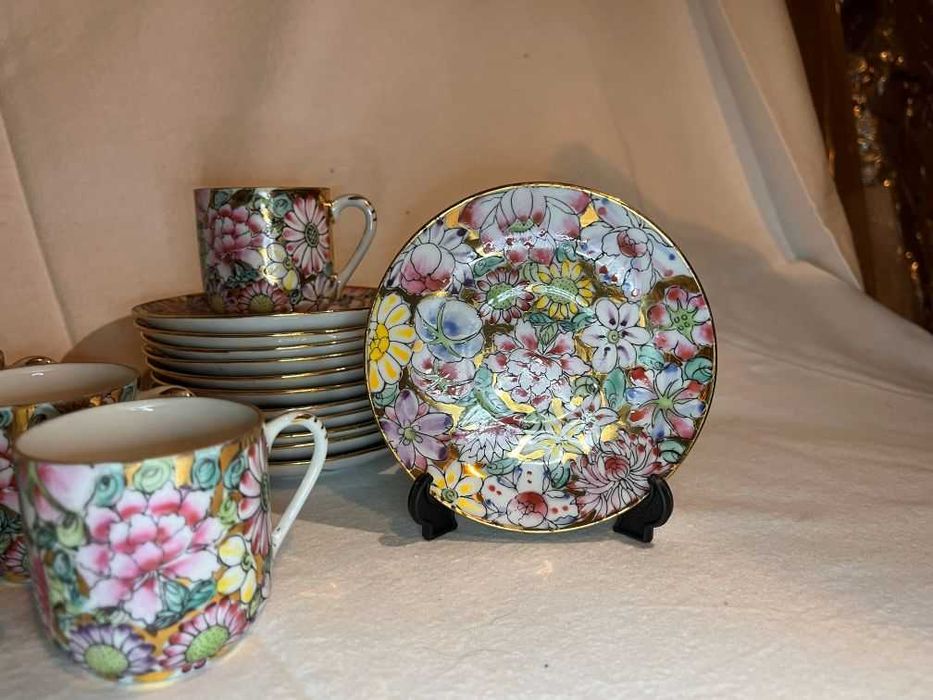 Serviço de café em porcelana de Macau - Mil Flores