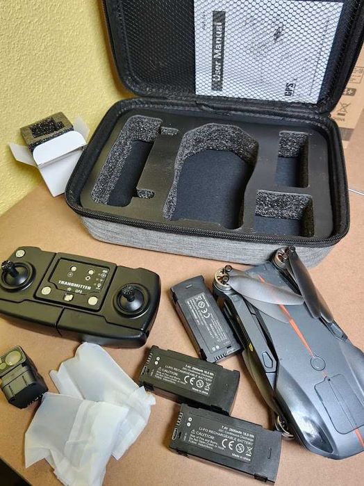 Drone GPS K911 Max com sistema desvio de obstáculo + Câmara 8K + 3 Baterias (NOVO)