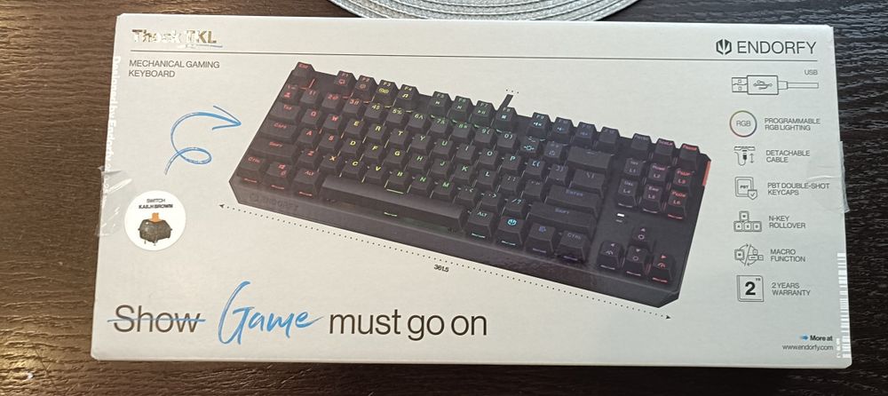 Klawiatura mechaniczna Endorfy Thock TKL