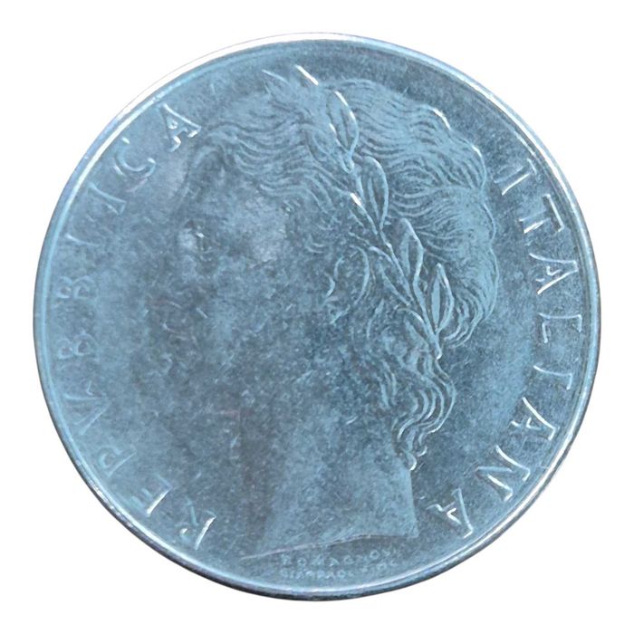 Itália. Moeda 100 liras 1979