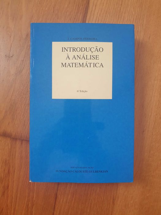 Livro: introdução à análise matemática