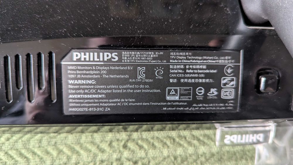 Монітор Philips 276E8VJSB