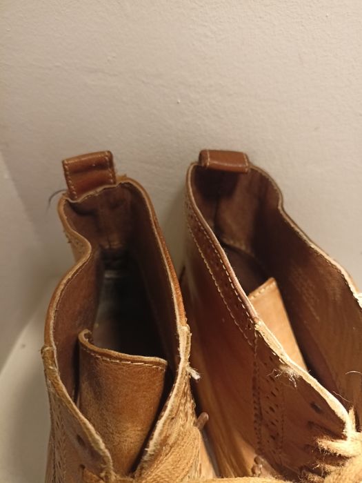 Buty botki skóra roz 39 wew 25