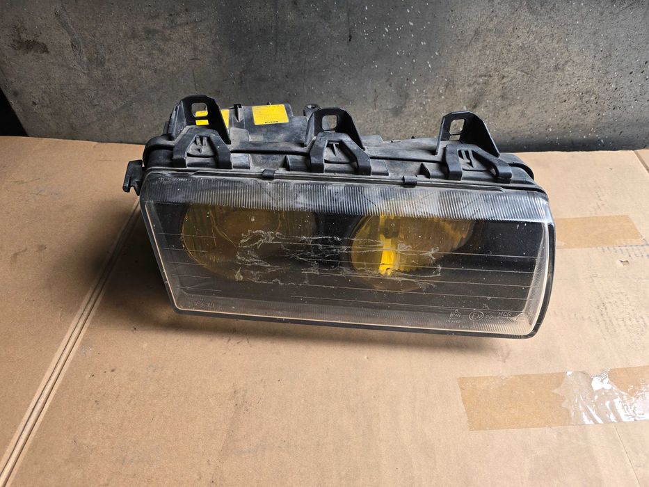 lampa przód BMW E36 Yellow Bosch soczewka