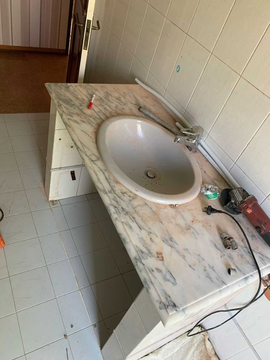 Sanita Autoclismo Bidé Lavatório e Pedra