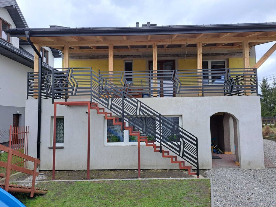 Balustrady balkonowe ze stali, ocynkowane, nierdzewne