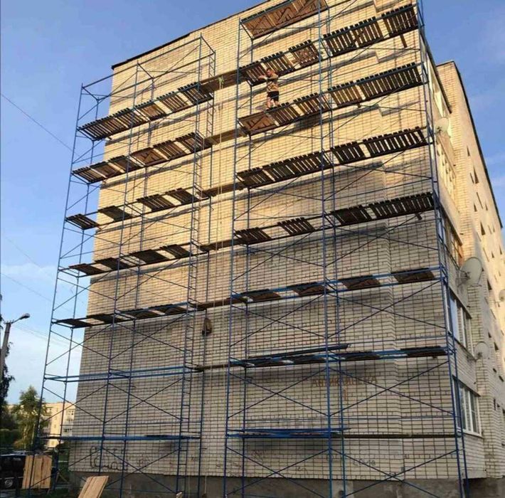 Аренда лесов. Строительные леса. Риштування будівельні в оренду.