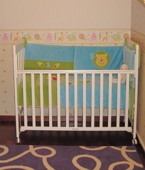 Berço Branco Trama para bebé