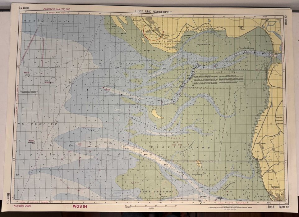 North Frisian Islands (2009) - Cartas Nauticas