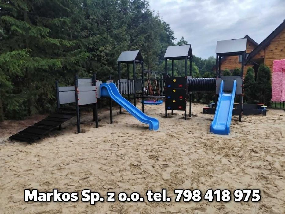 Plac zabaw metalowy zestaw zabawowy na plac zabaw  "Staś V "