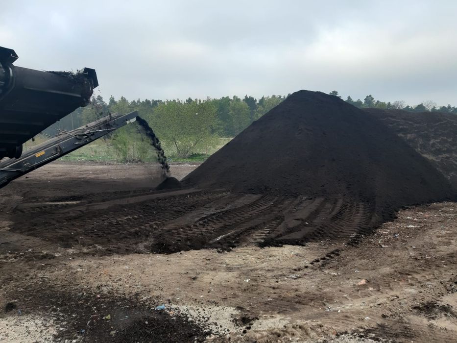 Ziemia przesiewana ziemia ogrodowa czarnoziem