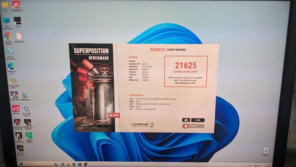 Системний блок i5-12400f/rtx 3060 ti DDR5 16gb