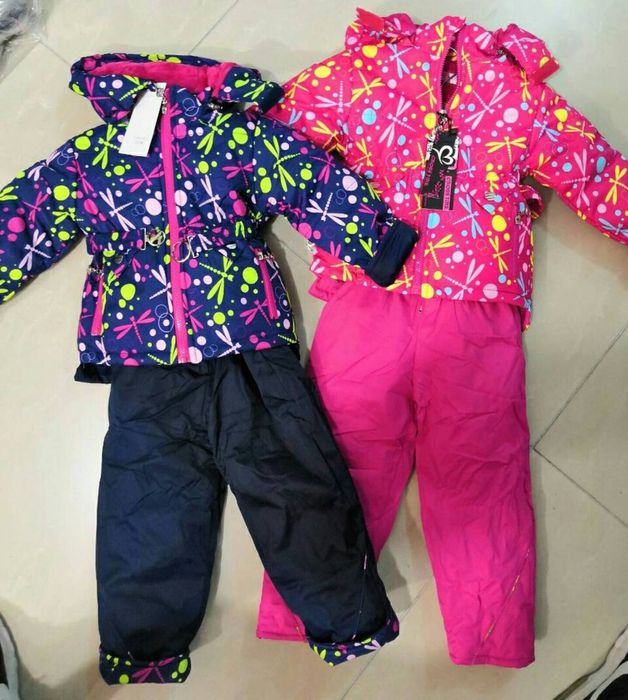 Зимний костюм, термокуртка, комбинезон на девочку 1-12 лет