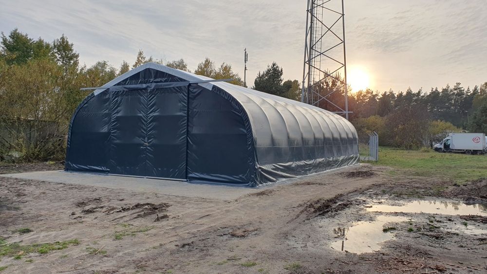 Hala łukowa 9x20x5m 180m2 DOSTĘPNA OD RĘKI na bele garaż wiata magazyn