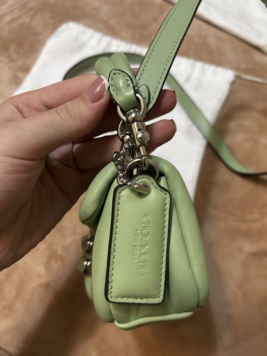 Оригінальна сумка Coach Pillow Tabby 20, кожа / Green