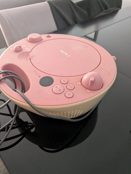 Rádio Leitor de CD Sony ZS-E5 Rosa – Excelente Estado