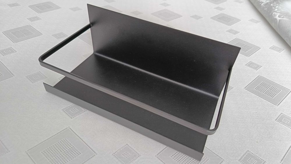 Półka czarna metalowa na magnes