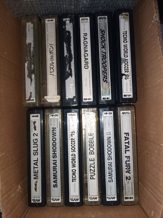 Cassetes cartuchos NEOGEO Diversão Arcade Flippers