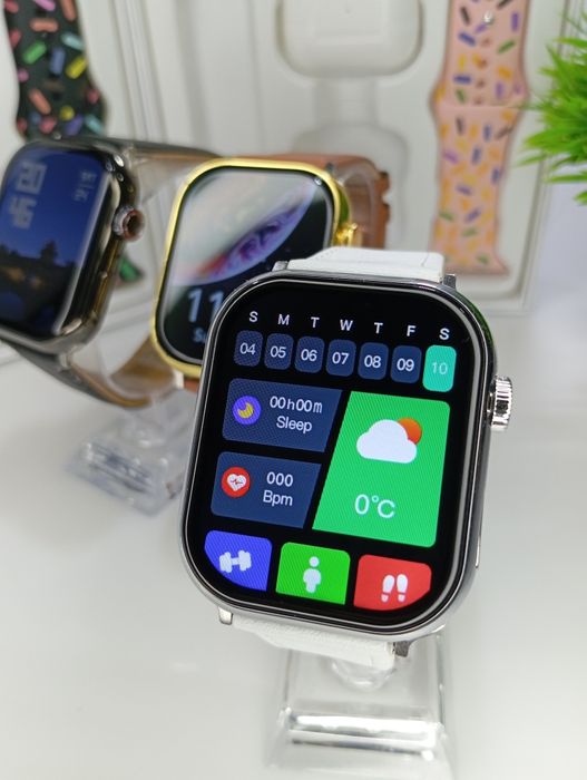 Набор ‼️ Smart watch S9 ДВА РЕМЕШКА + НАУШНИКИ! Смарт часы/годинник ‼️