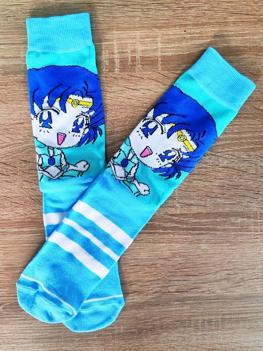 Sailor Moon - skarpetki długie. Sailor Mercury