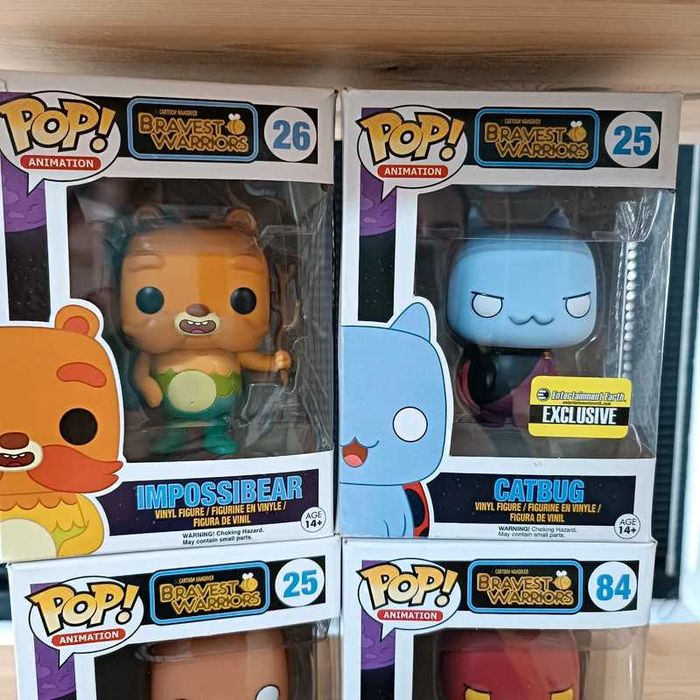 Funko Pop Set 4 Bravest Warriors