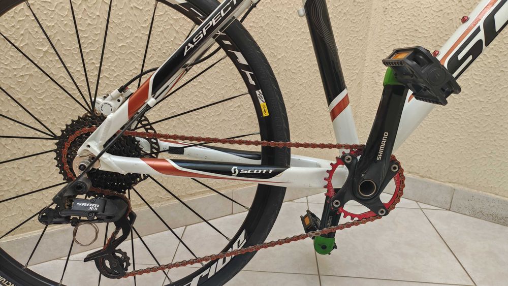 Scott roda 26 com Mavic e suspensão a ar