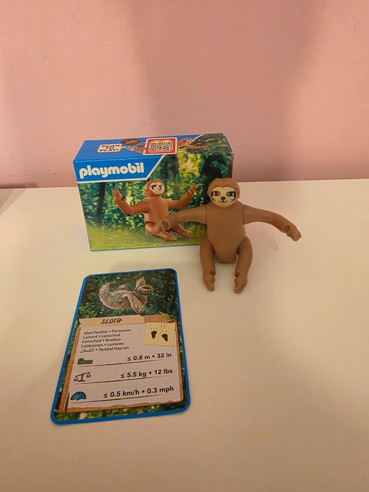 Zabawka 2 Szt Happy Meal McDonald’s Playmobil Wiltopia Leniwiec Alpaka